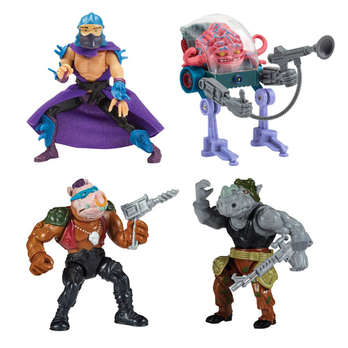 : Classic 4" Mutant 4-Pack Figure Bundle by