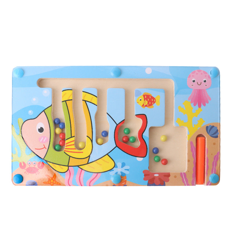 Wooden Magnetic Learning Toy Set