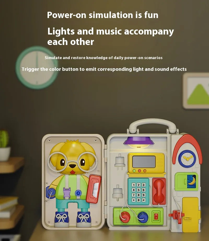 Unlock Potential: Montessori Busy Board – Toddler Learning Toy! 🧠✨