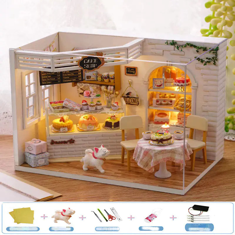 Build Your Dream: DIY Wooden House Puzzle Kit - Educational Toy! 🏡🎶