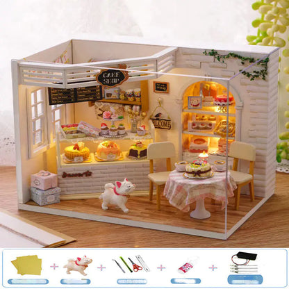 Build Your Dream: DIY Wooden House Puzzle Kit - Educational Toy! 🏡🎶