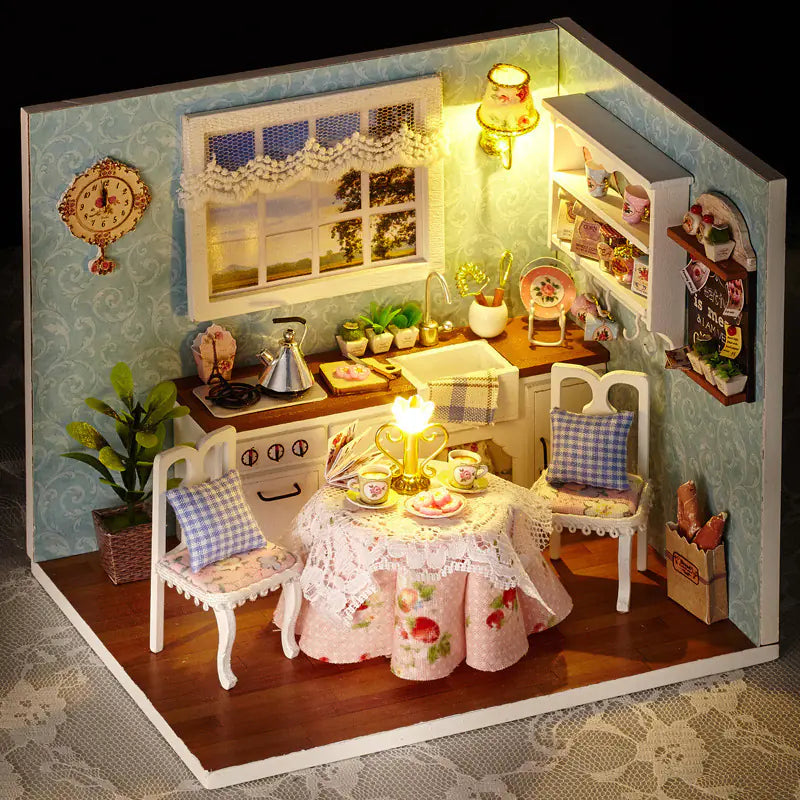 Build Your Dream: DIY Wooden House Puzzle Kit - Educational Toy! 🏡🎶