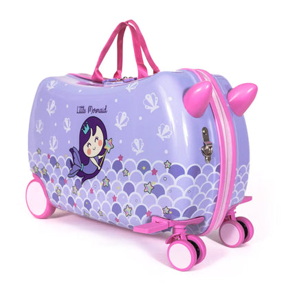 Sail Away on Fun: Rideable Kids Suitcase - Little Mermaid! 🧜♀️🧳