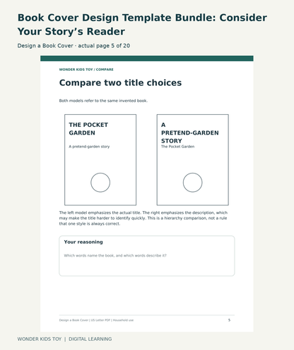 Book Cover Design Template Bundle: Consider Your Story’s Reader: Design a Book Cover actual included page 5