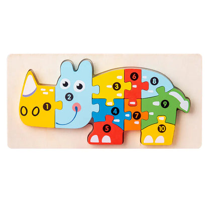 Explore & Learn: Wooden Educational Puzzle Toys for Kids! 🌳🧩