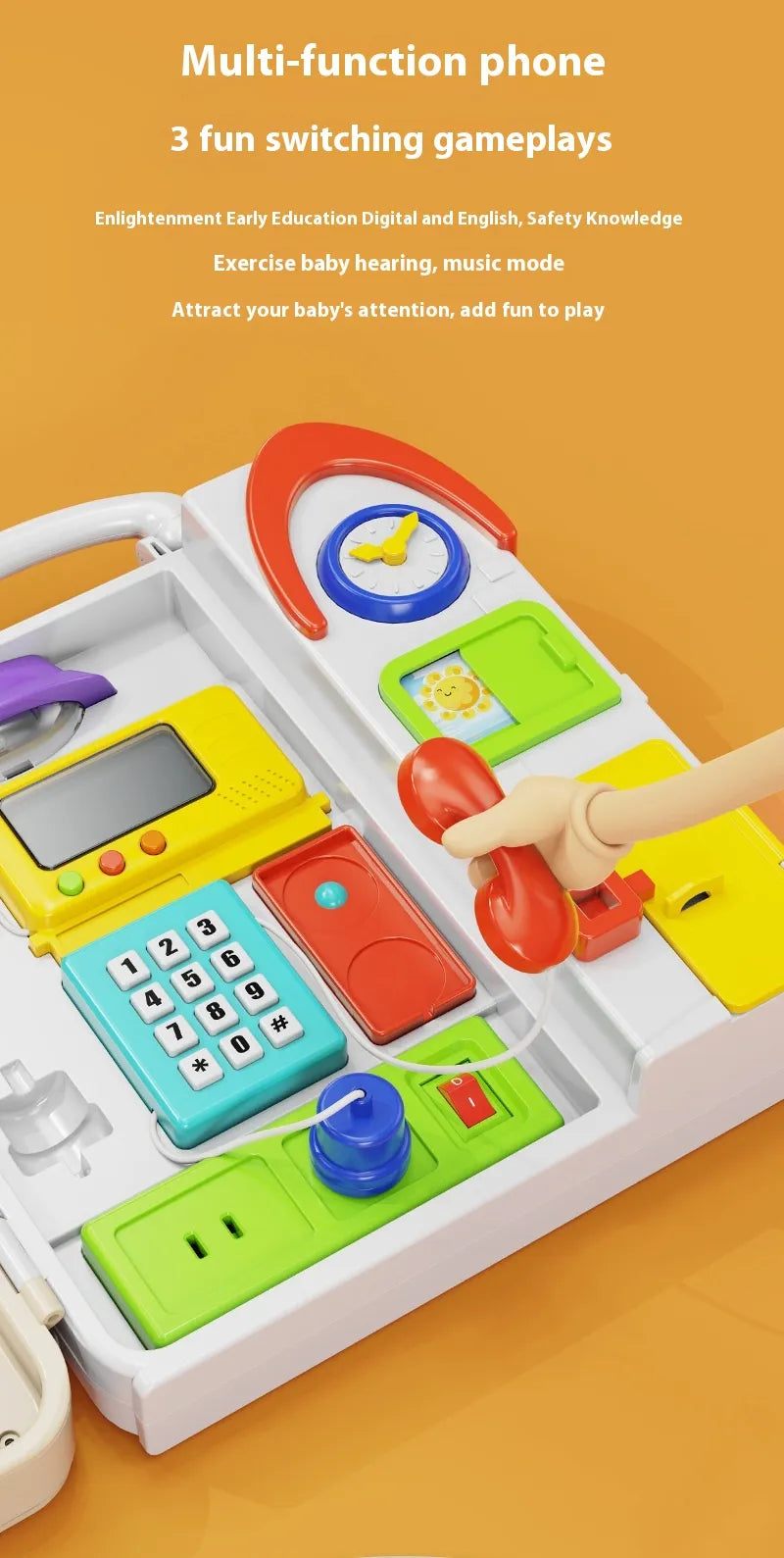 Unlock Potential: Montessori Busy Board – Toddler Learning Toy! 🧠✨