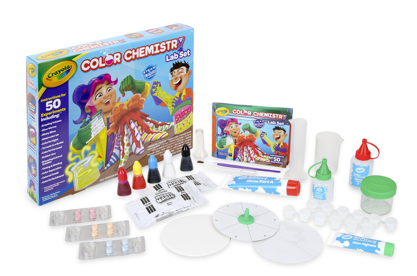 Color Chemistry Set for Kids, over 50 STEAM/STEM Activities, Educational Toy, Gift for Child