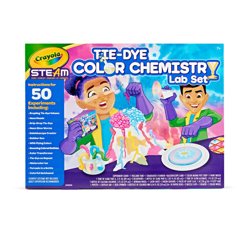 Tie Dye Color Chemistry Set for Kids, Educational Toys, Creative Unisex Gifts for Child