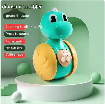 Wobble & Learn: Children's Tumbler Educational Toy for Early Learning! 🦖👶