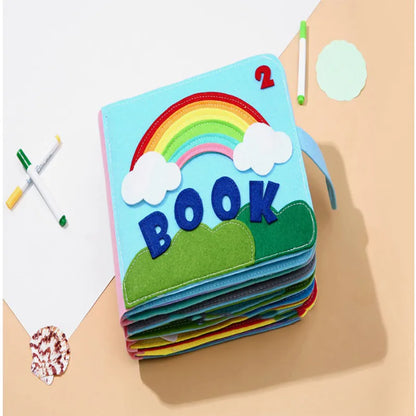 Cuddle & Learn: Montessori Series Children's Baby Cloth Book! 📚👶