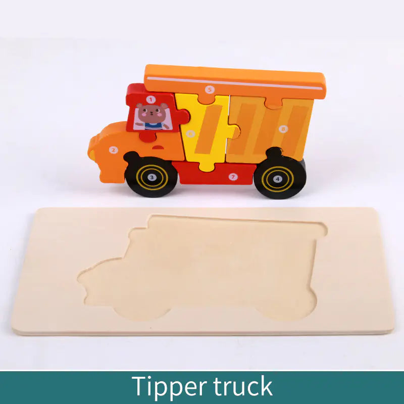 Explore & Learn: Wooden Educational Puzzle Toys for Kids! 🌳🧩