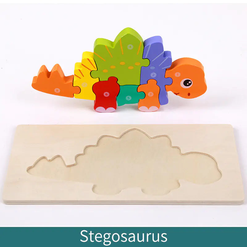 Explore & Learn: Wooden Educational Puzzle Toys for Kids! 🌳🧩
