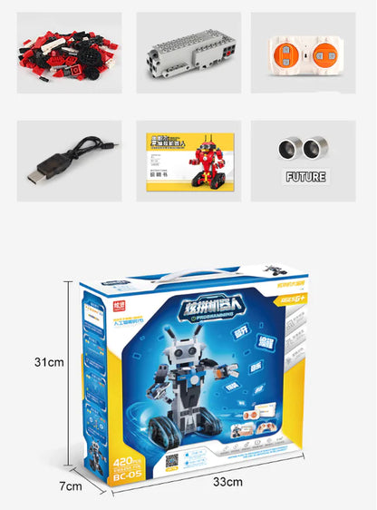 Code & Create: Smart Programming Building Block Robot Educational Toy! 🤖💡