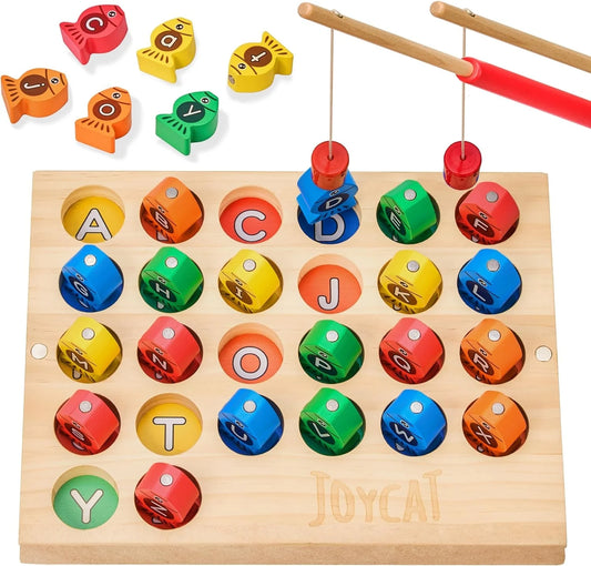 Fishing Game
Educational Toys
Learning Toy for Toddlers
Montessori Toys
Wooden Magnetic Fishing Game
Alphabet Learning Toy