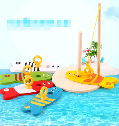 Reel in the Fun: The Ultimate Wooden Fishing Toy Set for Kids – 10X the Joy, 10X the Development! 🎣🌳