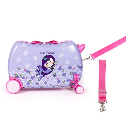 Sail Away on Fun: Rideable Kids Suitcase - Little Mermaid! 🧜♀️🧳