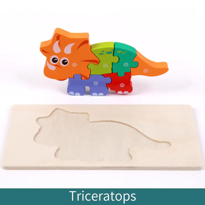 Explore & Learn: Wooden Educational Puzzle Toys for Kids! 🌳🧩