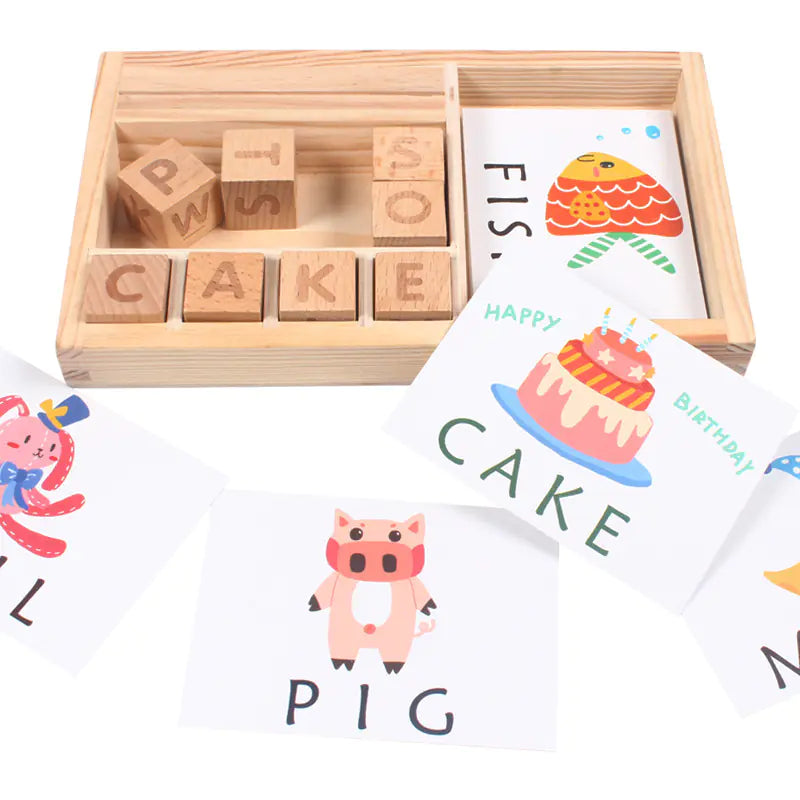 Build Words, Boost Brains: Our Fun English Letter Puzzle Toy!