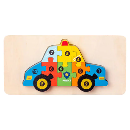 Explore & Learn: Wooden Educational Puzzle Toys for Kids! 🌳🧩