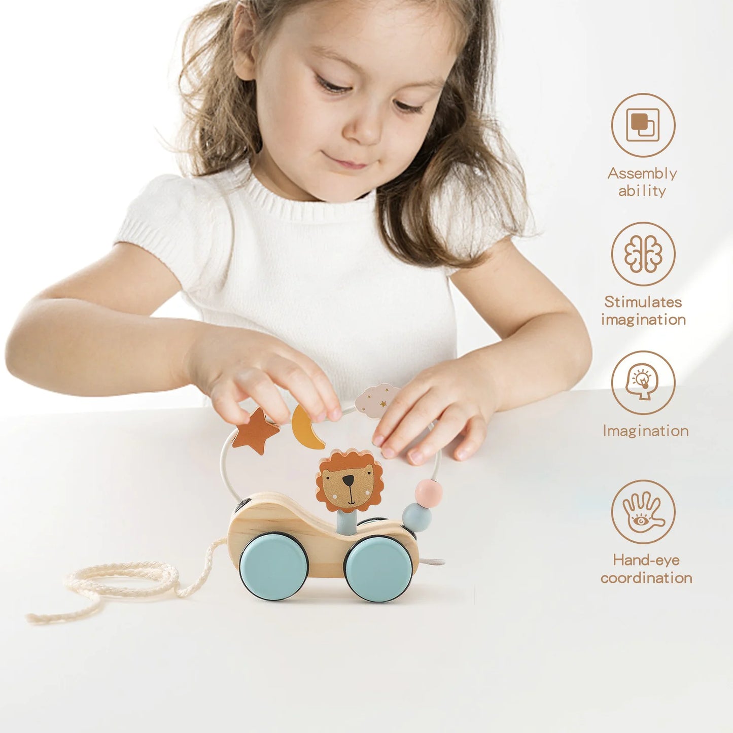 Grow & Grasp: Wooden Montessori Puzzle Toy for Brilliant Minds! 🌳🧠
