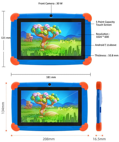 Power Up Their Potential: Educational 7-inch 18GB Children's Learning Tablet!