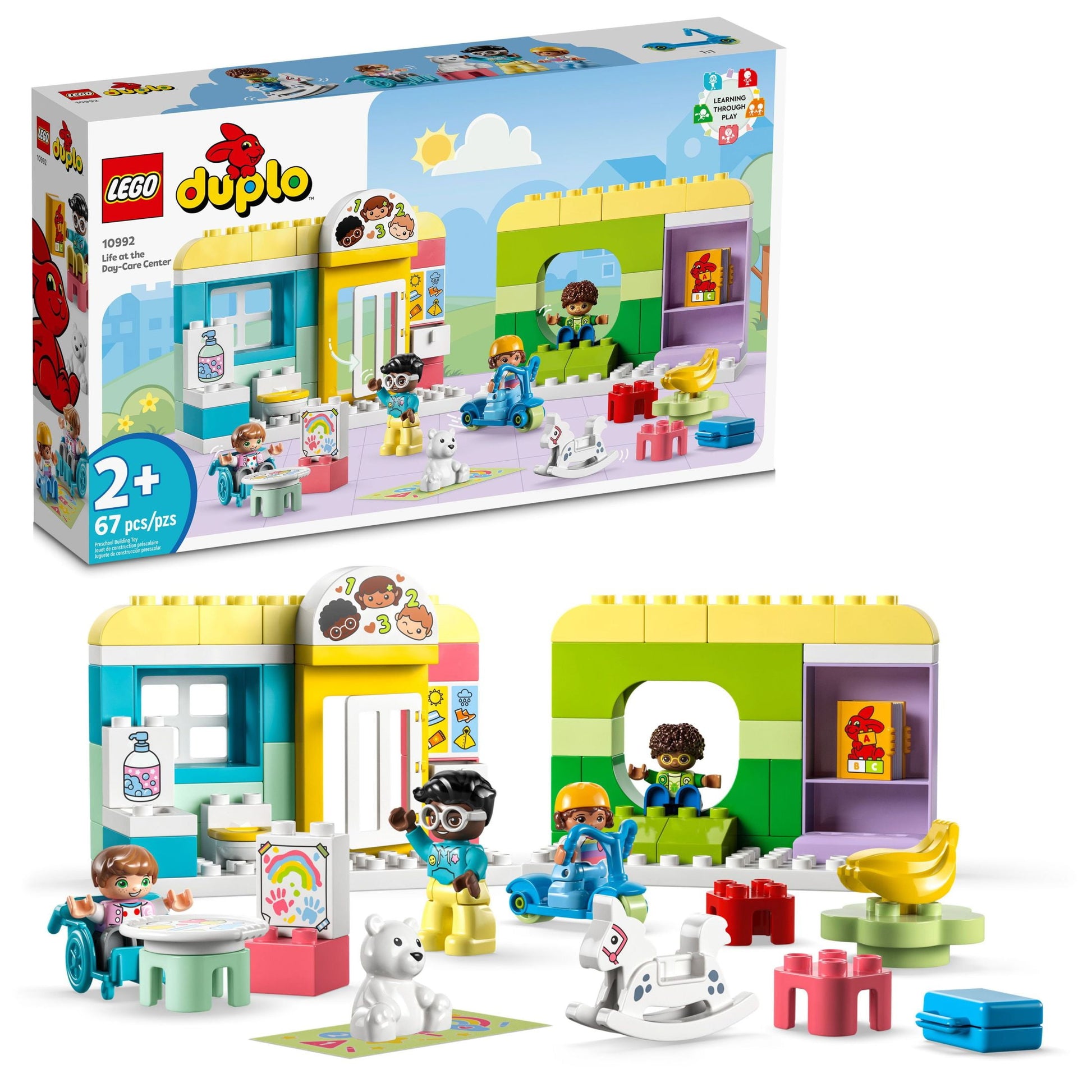DUPLO Town Life at the Day-Care Center 10992, Early Childhood STEM Building Toy Set for Toddlers, Boys and Girls That Stimulates Creativity and Hands-On Learning