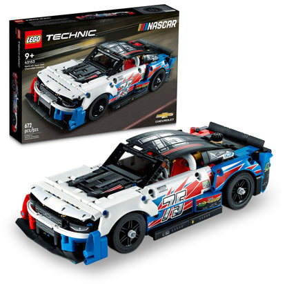 Technic NASCAR Next Gen Chevrolet Camaro ZL1 Building Set - Authentically Designed Model Car and Toy Racing Vehicle Kit, Collectible Race Car Display for Boys, Girls, and Teens Ages 9+, 42153