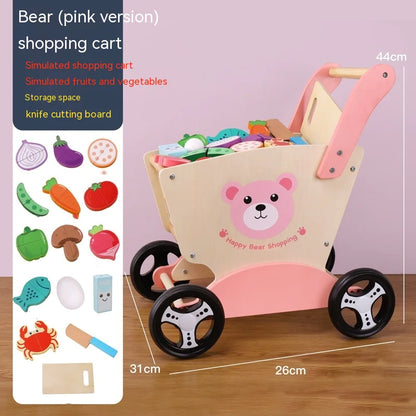Step into Learning: Children's Early Childhood Education Walker Trolley! 🚶♀️🌈