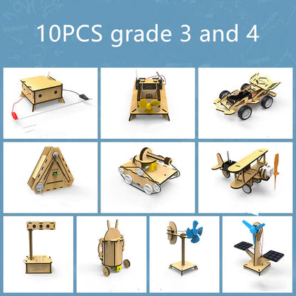 Innovate & Explore: STEM Educational Wooden DIY Science Toys for Kids! 🧪🪵