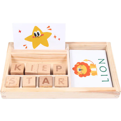 Build Words, Boost Brains: Our Fun English Letter Puzzle Toy!