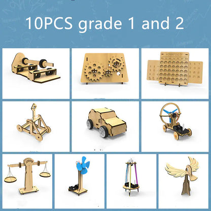 Innovate & Explore: STEM Educational Wooden DIY Science Toys for Kids! 🧪🪵