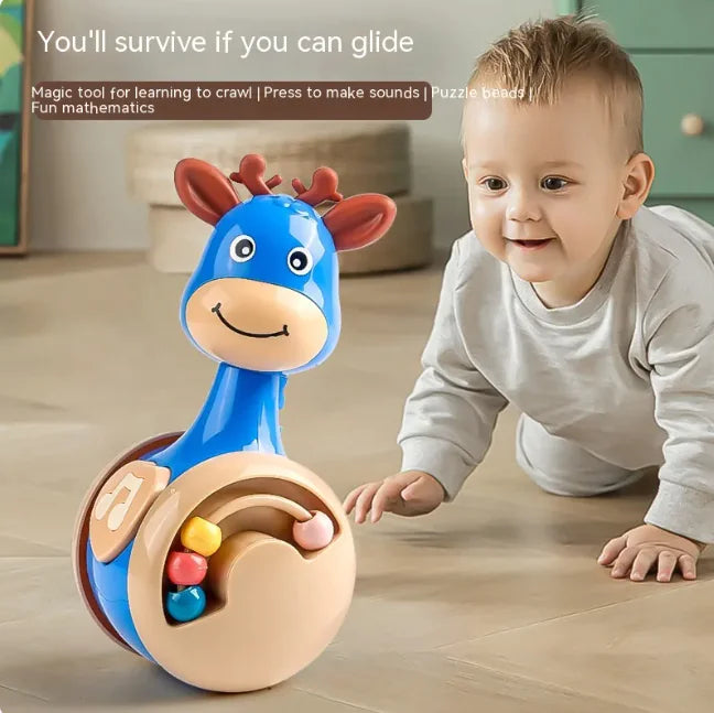Wobble & Learn: Children's Tumbler Educational Toy for Early Learning! 🦖👶