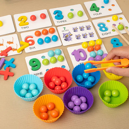 Count & Conquer: Montessori Math Clip Beads Educational Puzzle Toys! 🔢🌈