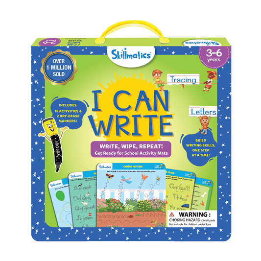 Educational Toy - I Can Write, Preschool & Kindergarten Learning Activity for Toddlers Ages 3+, Skill Drill Flash Cards, Product Height 10.8 In