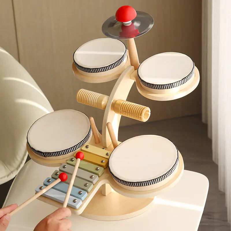Rhythm & Grow: Multifunctional Music Drum Toy for Early Education! 🥁🎶