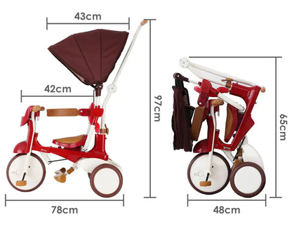 Smart Living, Joyful Riding: SS Tricycle with UV Canopy! 🚲☀️
