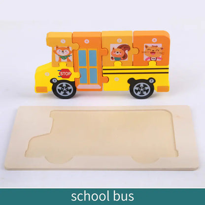 Explore & Learn: Wooden Educational Puzzle Toys for Kids! 🌳🧩