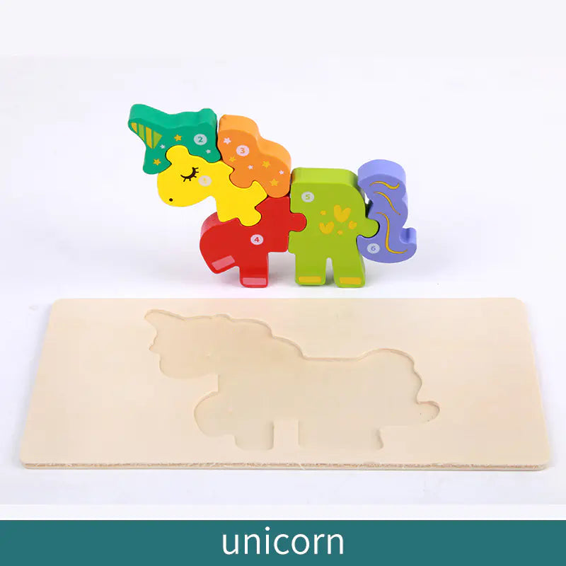 Explore & Learn: Wooden Educational Puzzle Toys for Kids! 🌳🧩