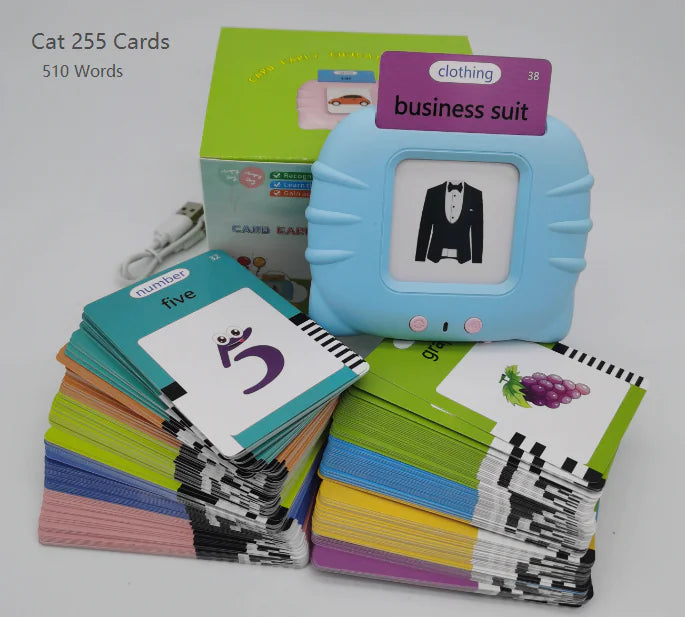 Learn & Speak: Early Childhood Education Card Machine for Smart Minds! 🗣️🎶
