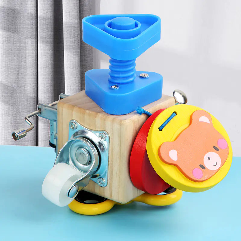 Discover & Grow: Montessori Busy Board for Kids - Educational Toy!