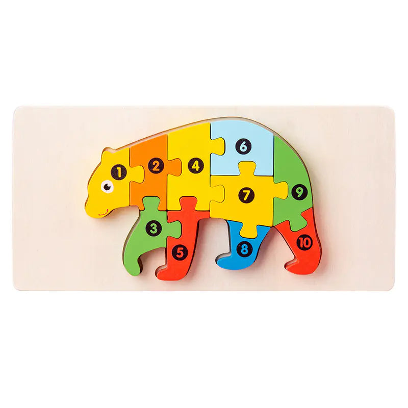 Explore & Learn: Wooden Educational Puzzle Toys for Kids! 🌳🧩