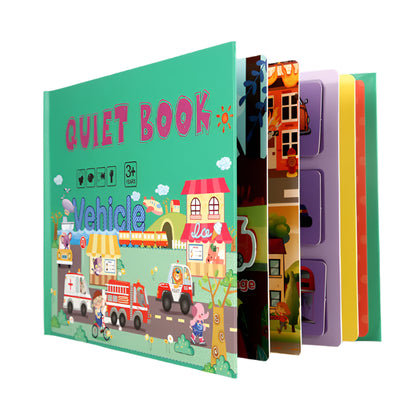 Dive into Discovery: Educational Sticker Book Set for Endless Learning!