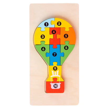 Explore & Learn: Wooden Educational Puzzle Toys for Kids! 🌳🧩