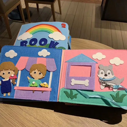 Cuddle & Learn: Montessori Series Children's Baby Cloth Book! 📚👶