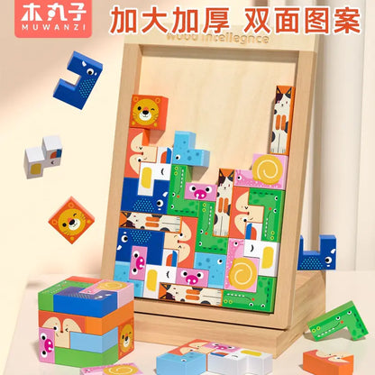 Build Your World: Animal Tetris - A Captivating 3D Puzzle Game! 🦁🧩