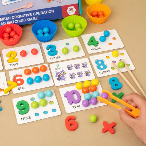 Count & Conquer: Montessori Math Clip Beads Educational Puzzle Toys! 🔢🌈