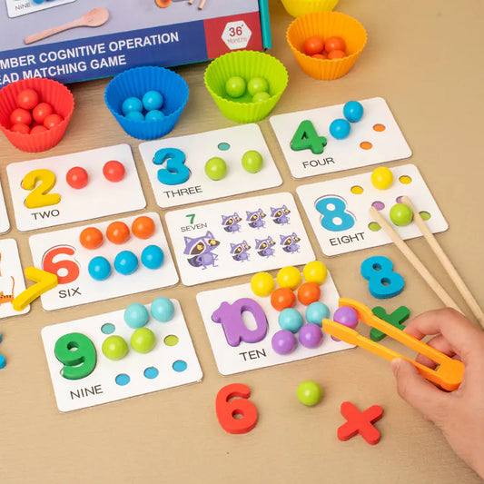 Count & Conquer: Montessori Math Clip Beads Educational Puzzle Toys! 🔢🌈