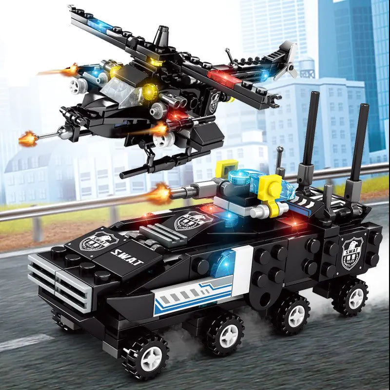 Soar into Adventure: The Eagle Police Building Blocks Educational Toy for Kids – 10X the Thrills, 10X the Skills! 🦅🚔