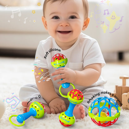 Baby Sensory Rattle Teething Toy