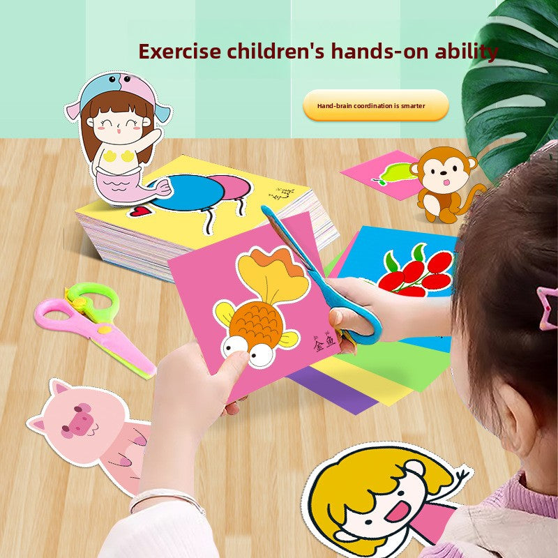 Kids Paper-Cutting Craft Activity Set